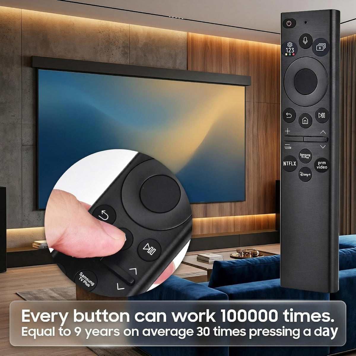 Replacement for Sony Remote,for All 2019-2026 Bravia Smart TV Voice Control