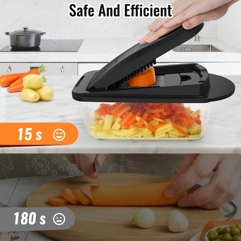 8-Blade Cook Tool & Gadget Sets, Egg Slicer Chopper Grater Set, White