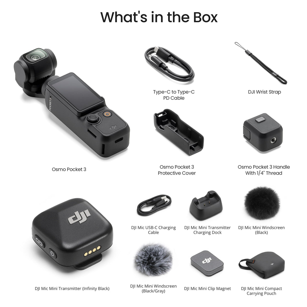 DJI Osmo Pocket 3 Vlogging Camera with 1'' CMOS & 4K/120fps Video