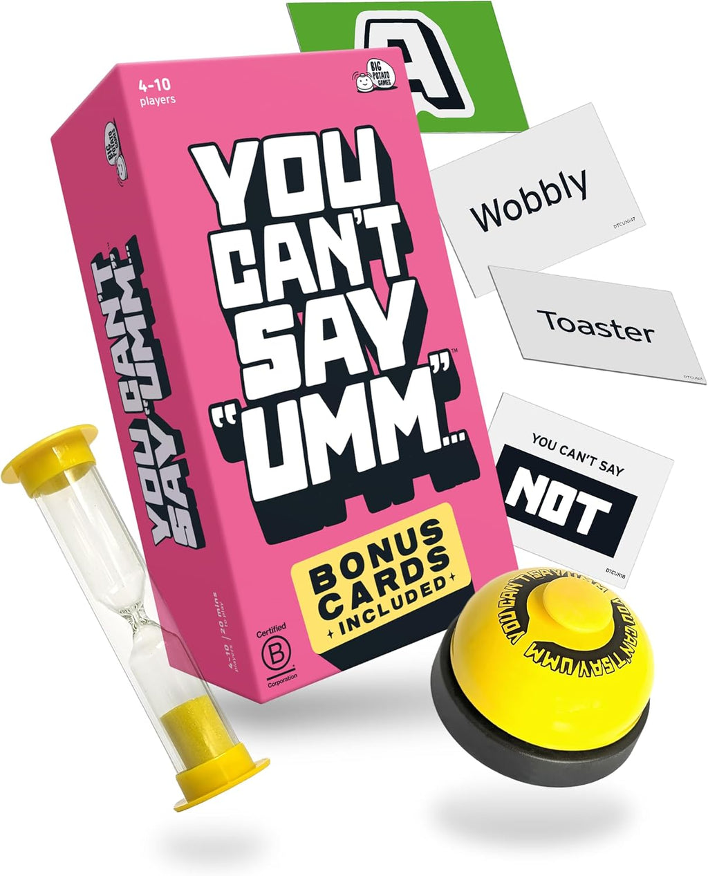 You Can't Say UMM: Fast Family Card Game for Game Night, Ages 8+