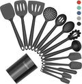 Silicone Kitchen Cooking Utensils Set, Heat Resistant, 14-Piece