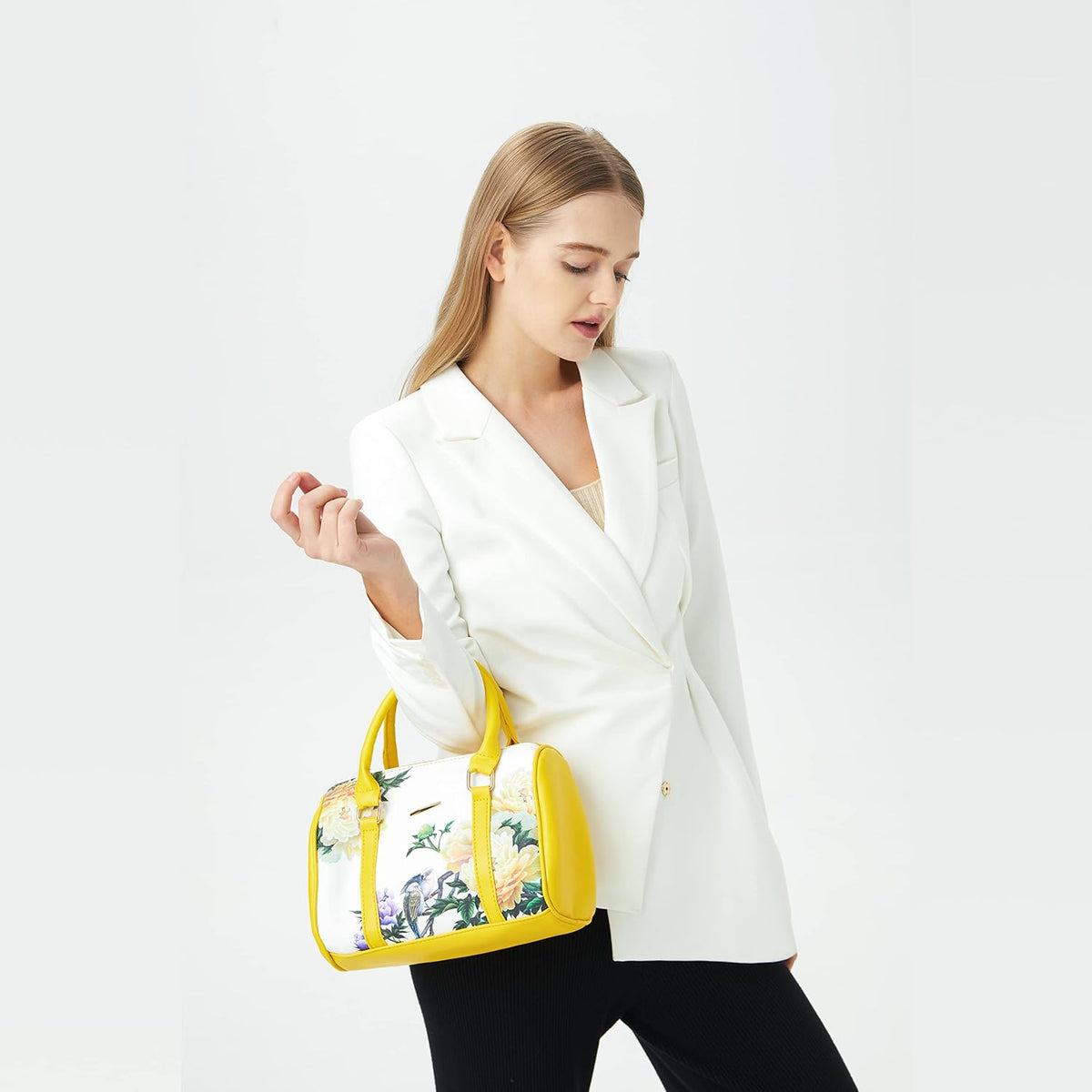 2E-youth Damen Geldbrsen und Handtaschen Set Tragetasche, Umhngetasche