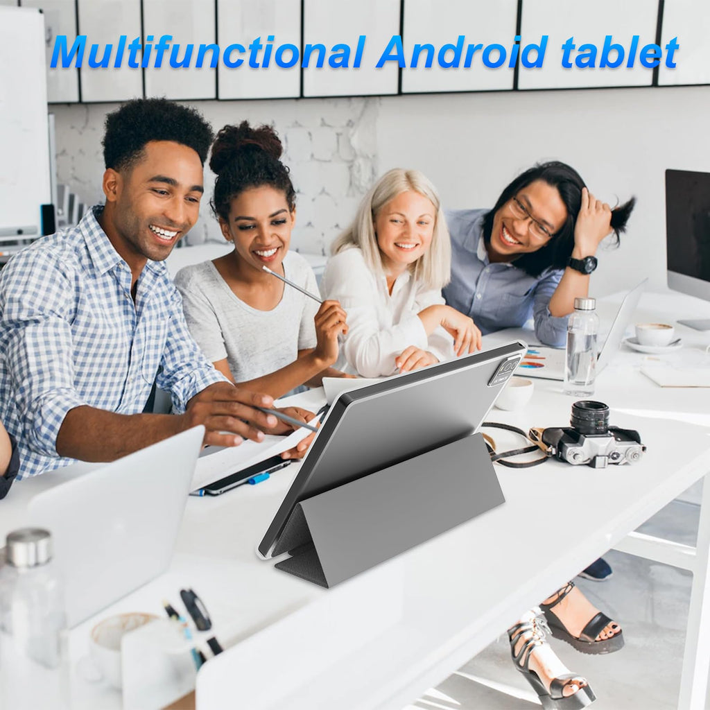 IWEGGO Android 15 Tablet, 10 Inch 18GB RAM+128GB ROM/ 2TB Expandable Tablet, 2.0GHz Quad-core Processor, 1280*800 HD Touch Screen, 5G WiFi6 BT 5.0, 2 in 1 Tablets with Keyboard Case Mouse Stylus Pink