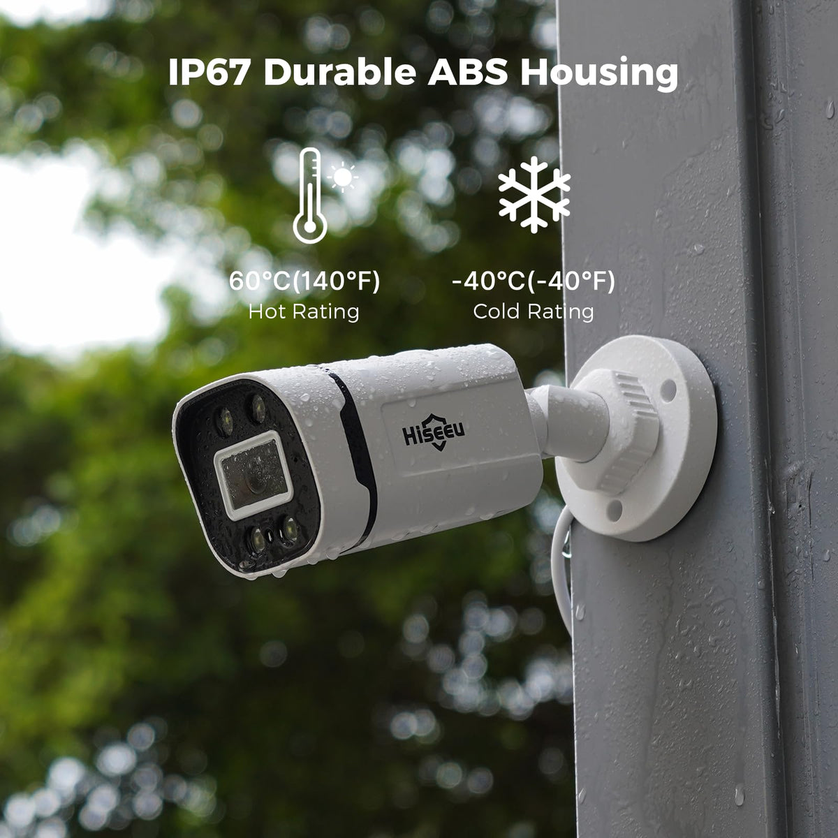 Hiseeu 3K PTZ Wired Security Camera System Outdoor,8PCS 5MP Cameras,1TB HDD