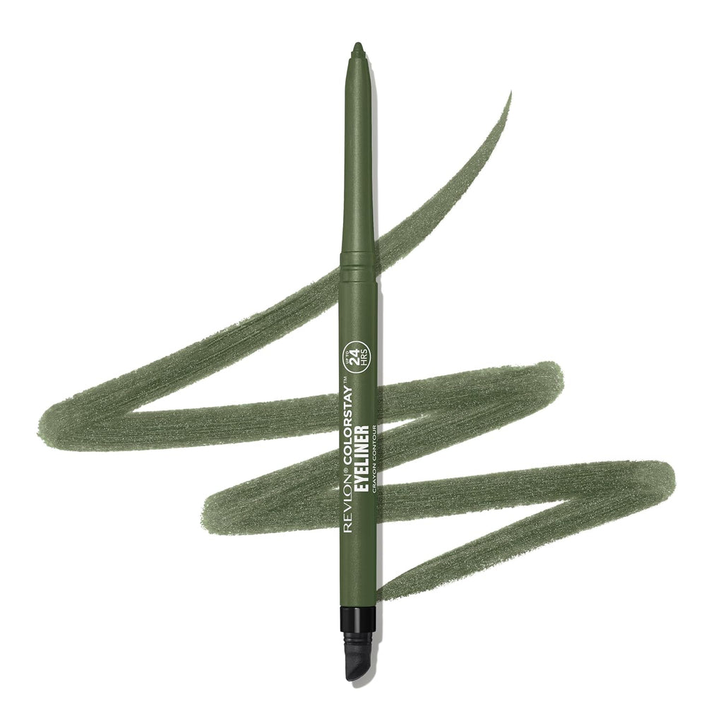 Revlon ColorStay Pencil Waterproof Eyeliner, 201 Black, 2 pack