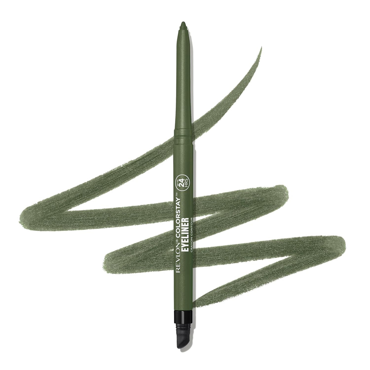Revlon ColorStay Pencil Waterproof Eyeliner, 201 Black, 2 pack