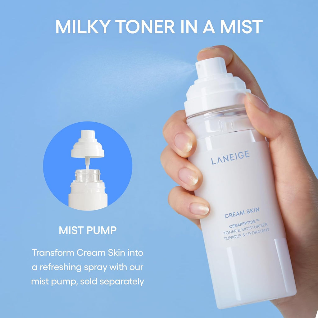 LANEIGE Cream Skin Face Hydrating Milky Toner | Korean Toner & Moisturizer