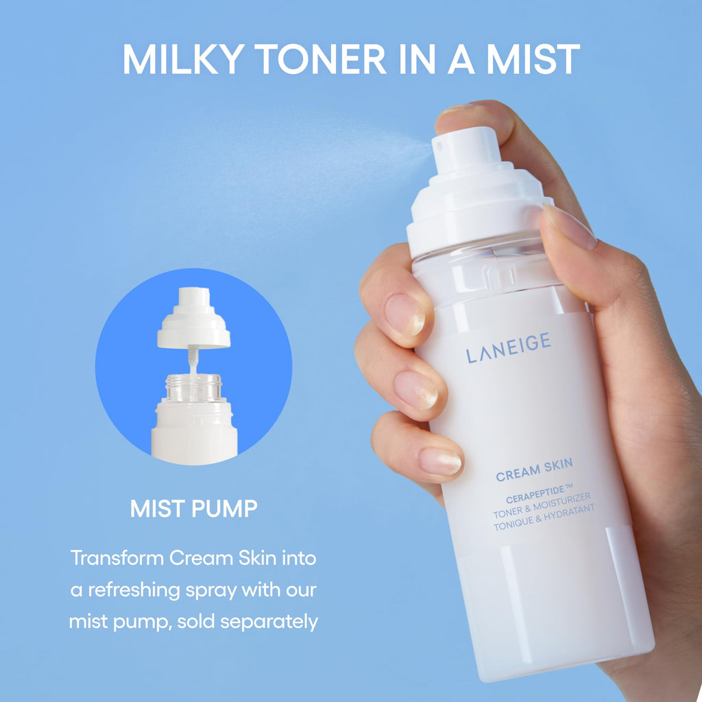 LANEIGE Cream Skin Face Hydrating Milky Toner | Korean Toner & Moisturizer