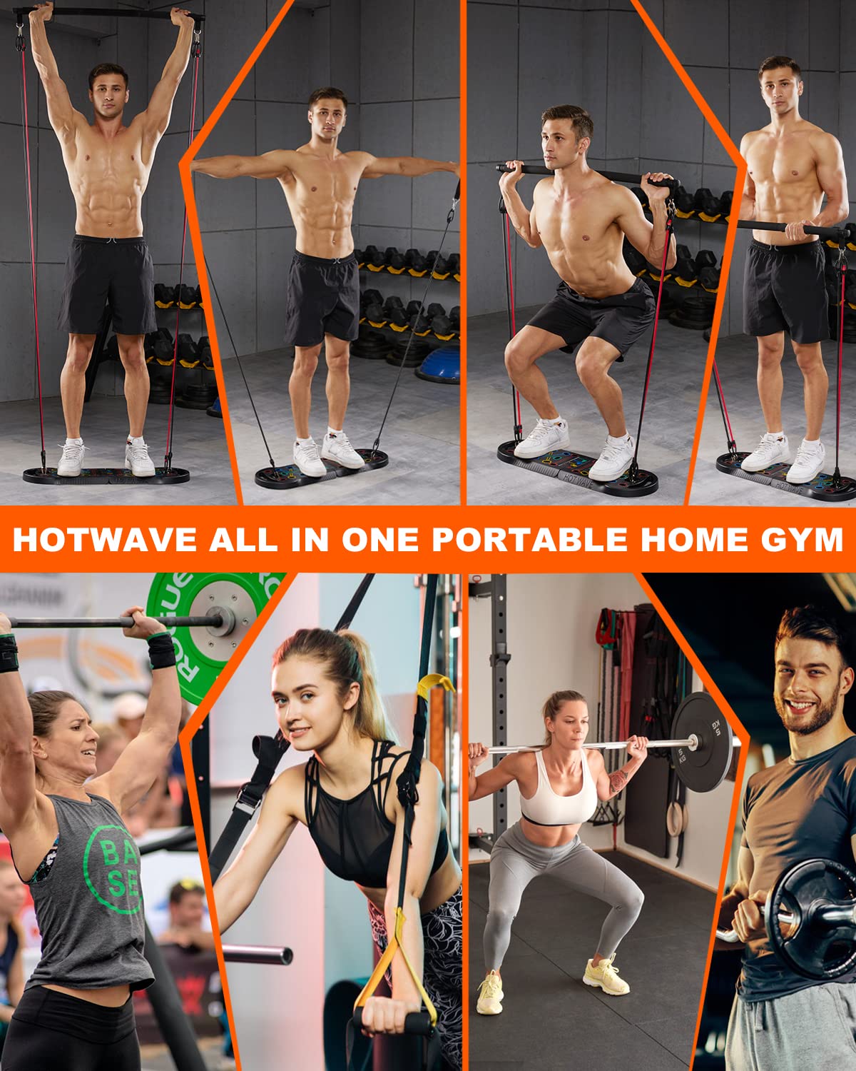Push Up Board, Portable PushUp Board, Foldable 20 in 1 Push Up Bar