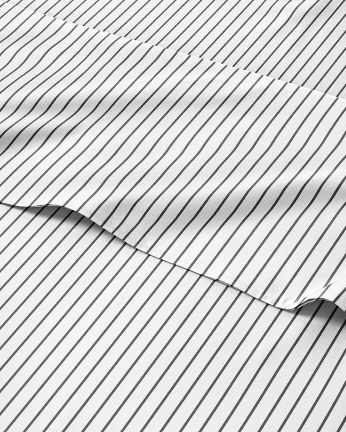 Short Queen Size 4 Piece Bed Sheet Set - RV Short Queen Sheets - Dark Grey