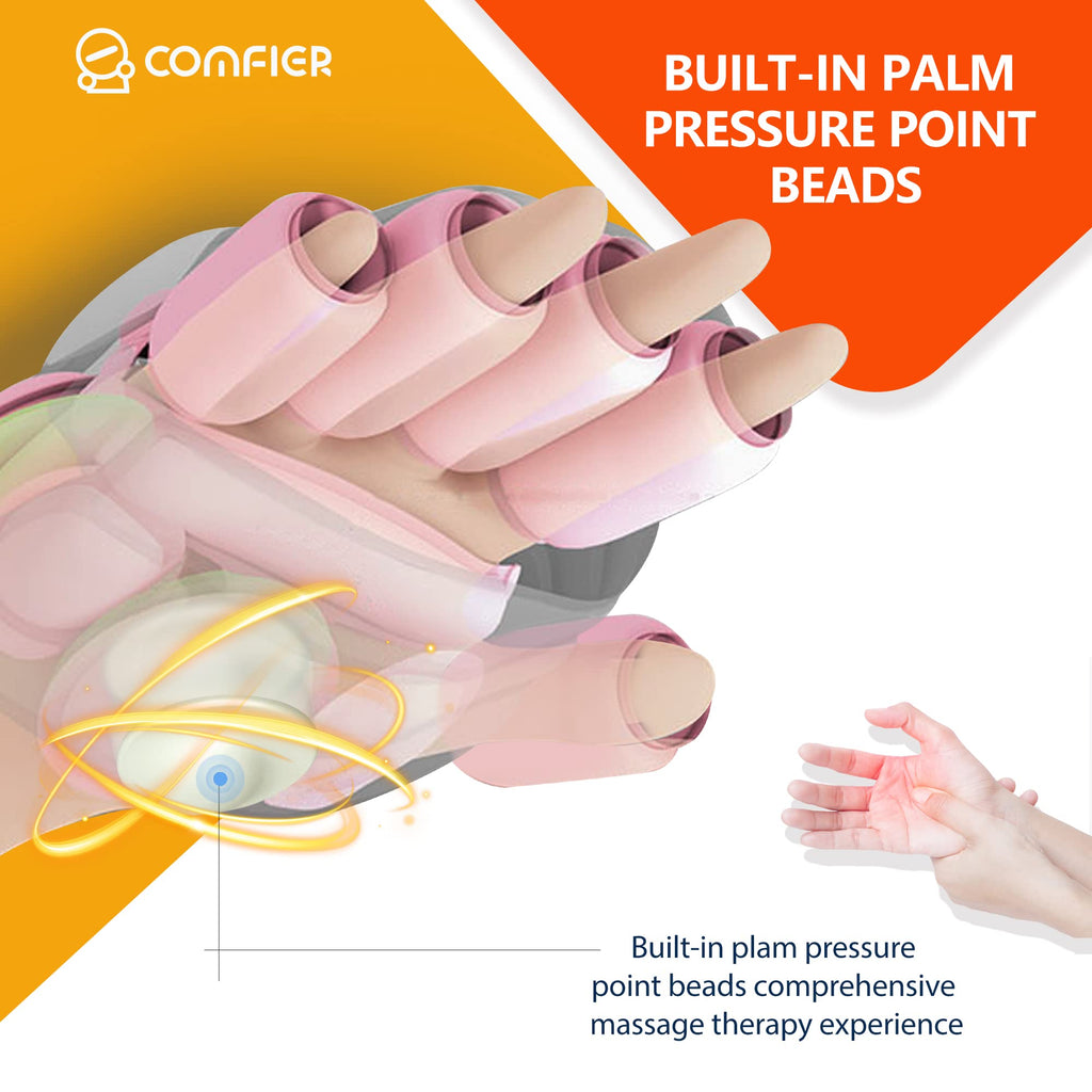 COMFIER Hand Massager with Heat and Compression for Arthritis Carpal Tunnel
