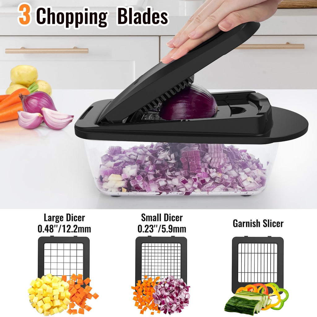 8-Blade Cook Tool & Gadget Sets, Egg Slicer Chopper Grater Set, White