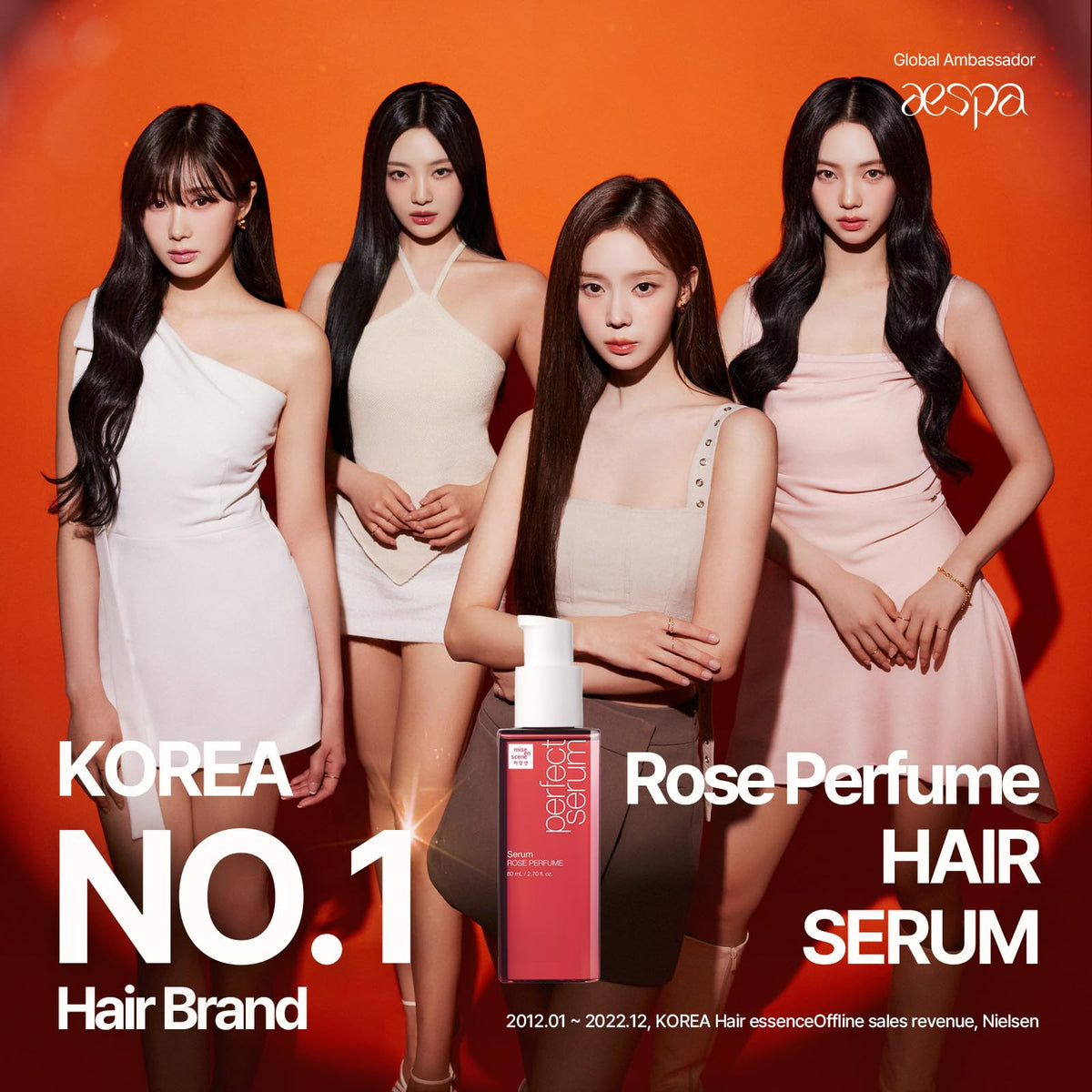Mise En Scene Perfect Serum Original - Heat Protectant Hair Oil for Frizzy & Dry | Argan Oil | Visibly Smooths & Softens | Add Shine All Hair Types | Damage Repair | Fruity Floral Scent, 2.7 Fl Oz.