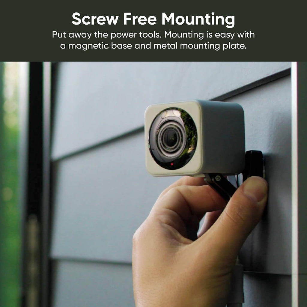 WYZE Cam v4, 2.5K Indoor/Outdoor Security Camera, Color Night Vision, White