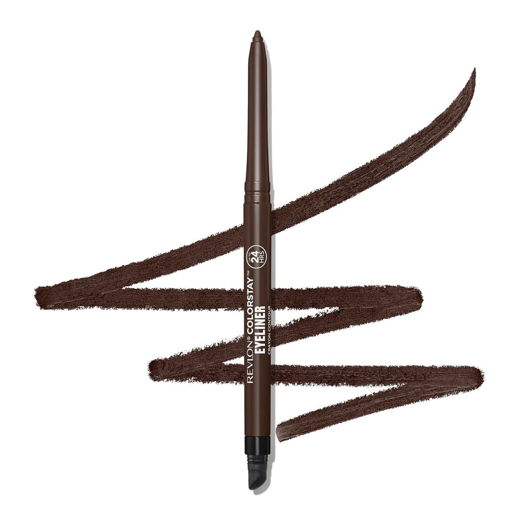 Revlon ColorStay Pencil Waterproof Eyeliner, 201 Black, 2 pack