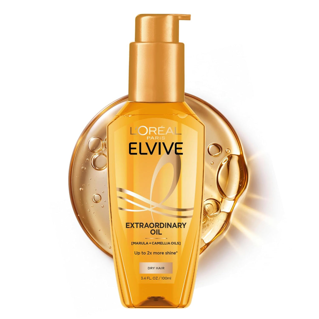 L'Oreal Paris Elvive Extraordinary Oil, Multi-Use Hair Oil, 3.4 Fl Oz
