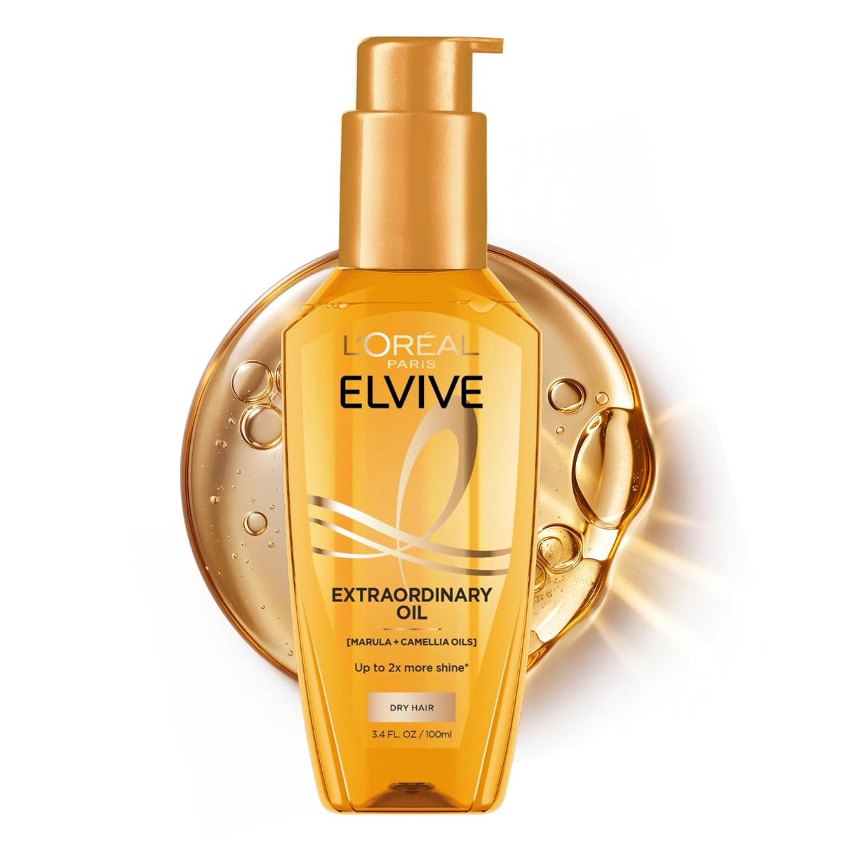 L'Oreal Paris Elvive Extraordinary Oil, Multi-Use Hair Oil, 3.4 Fl Oz
