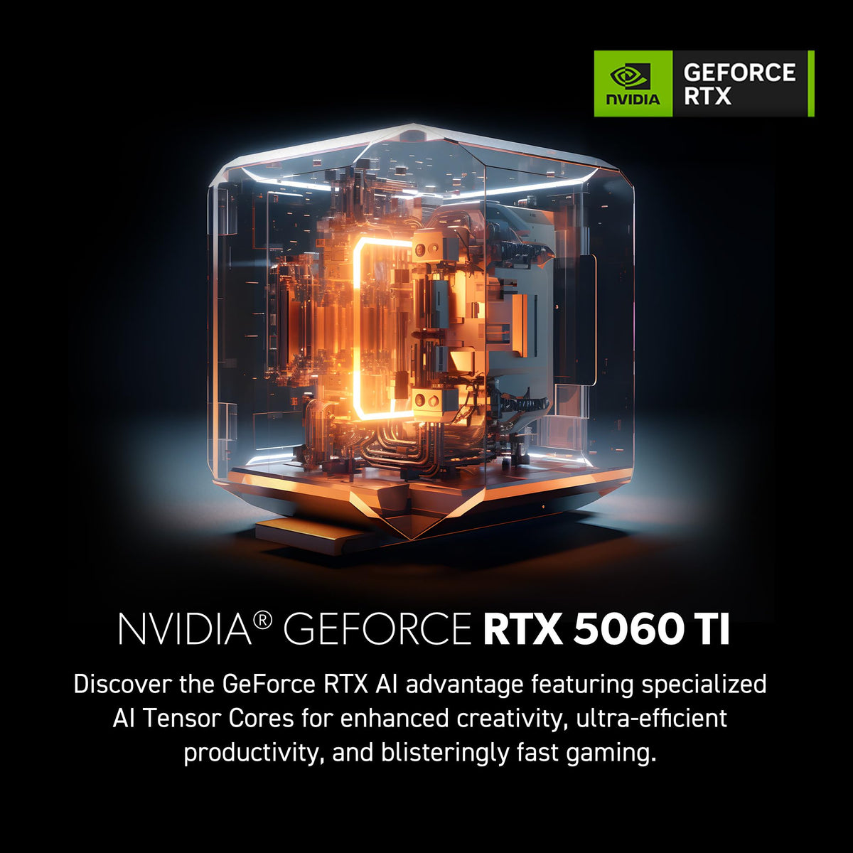 msi Codex Z2 Gaming Desktop, AMD R7-8700F, RTX 5070, 32GB DDR5, 2TB SSD