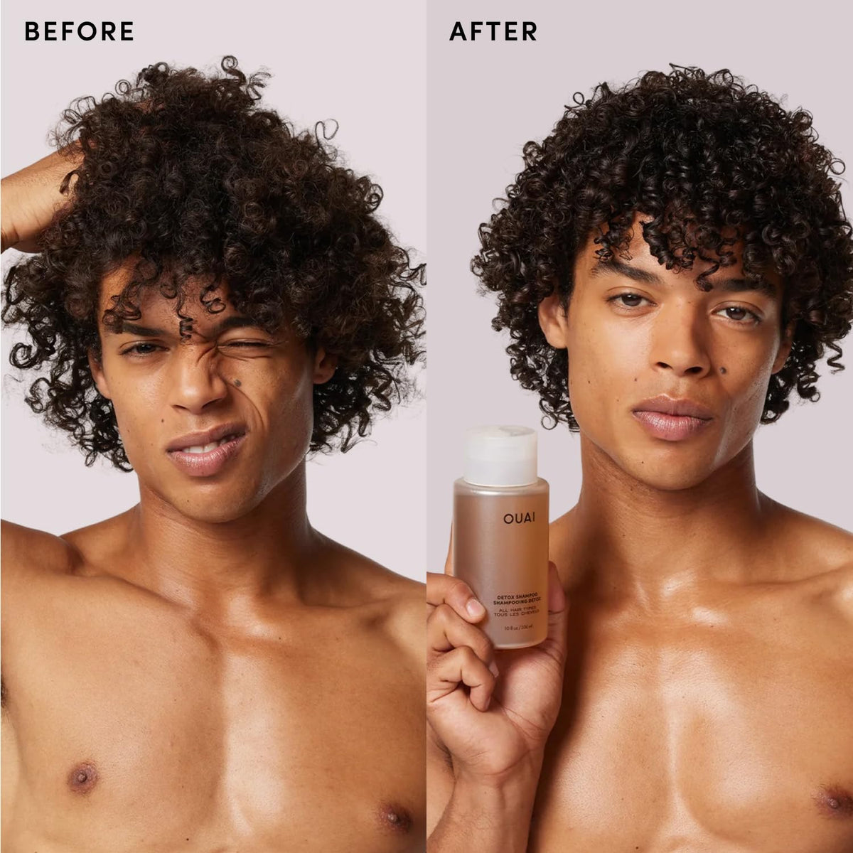 OUAI Detox Shampoo - Clarifying Shampoo for Build Up (10 Fl Oz)