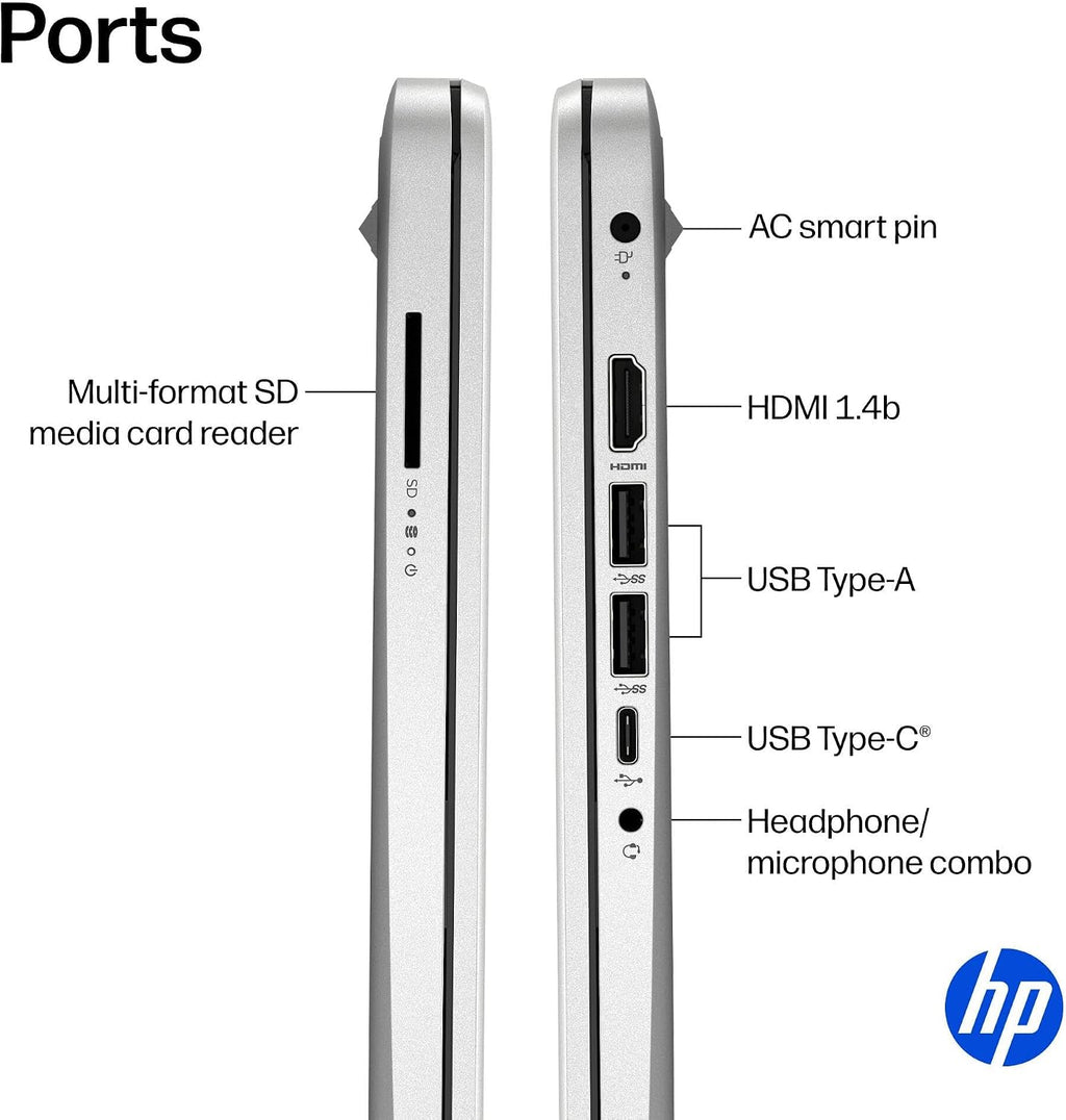 HP 2026 Everyday Laptop, Intel CPU, 128GB Storage, Copilot AI, Office 365