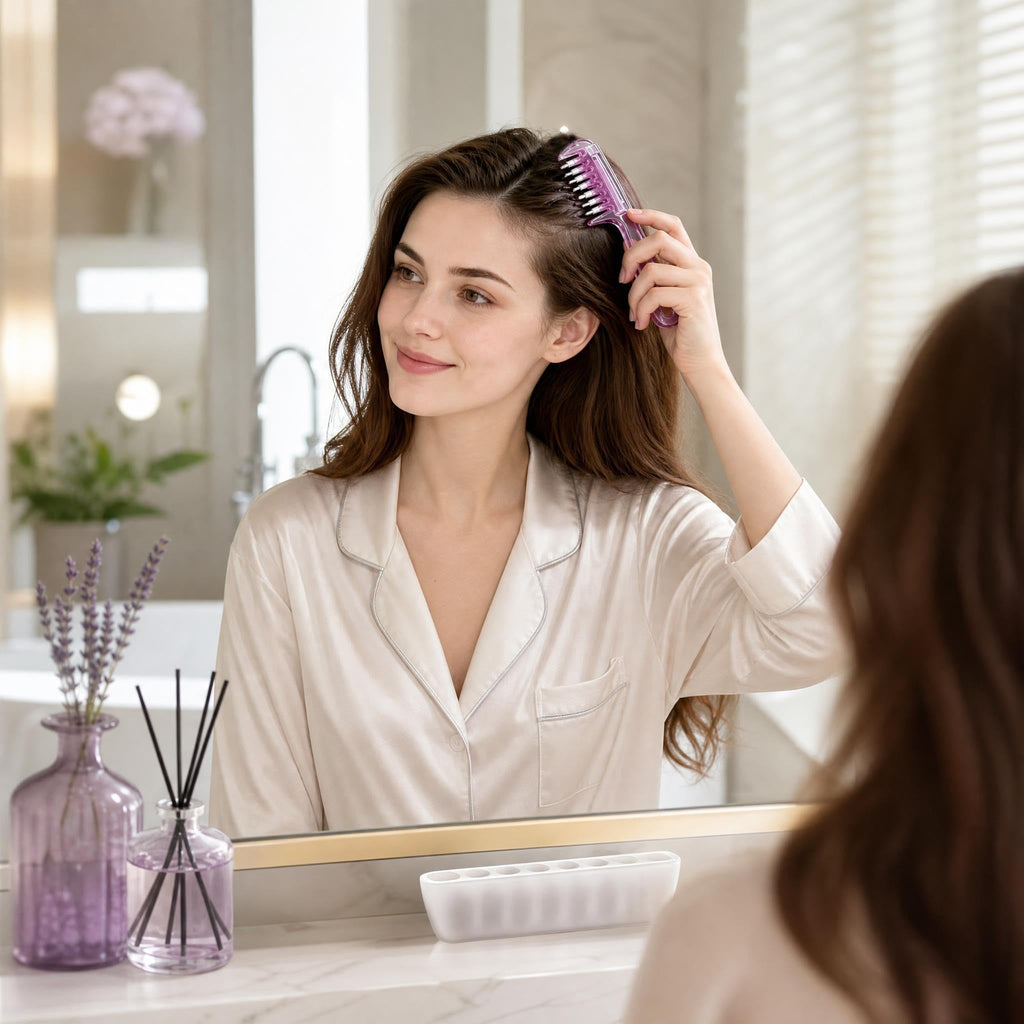 Scalp Hair Oil Applicator Comb,Oil Dispensing Hair Brush for Hair Care