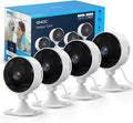 GNCC 2.4GHz Indoor Security Camera for Home, 1080P Baby & Pet Cam, 4-Pack