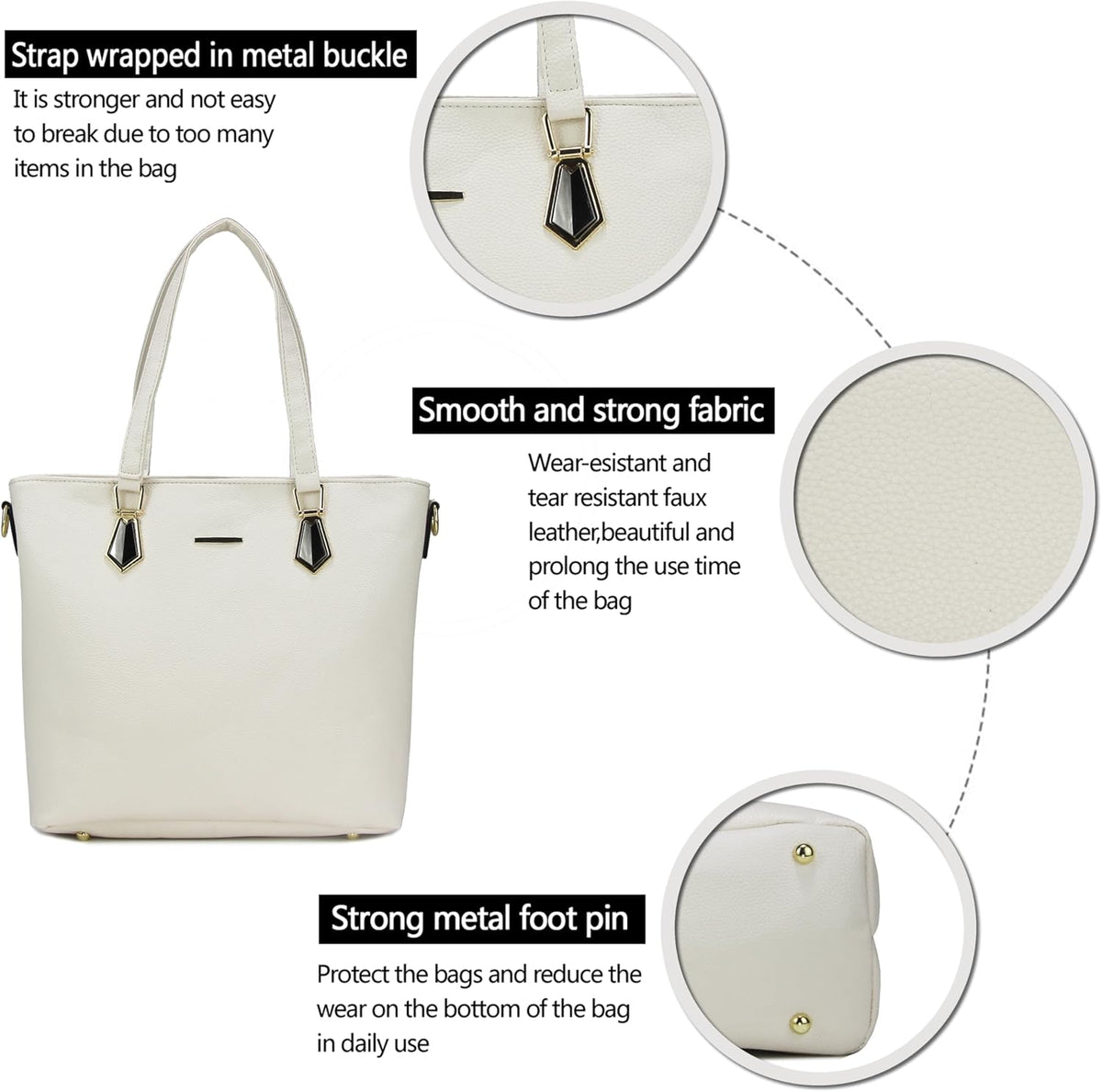 2E-youth Damen Geldbrsen und Handtaschen Set Tragetasche, Umhngetasche