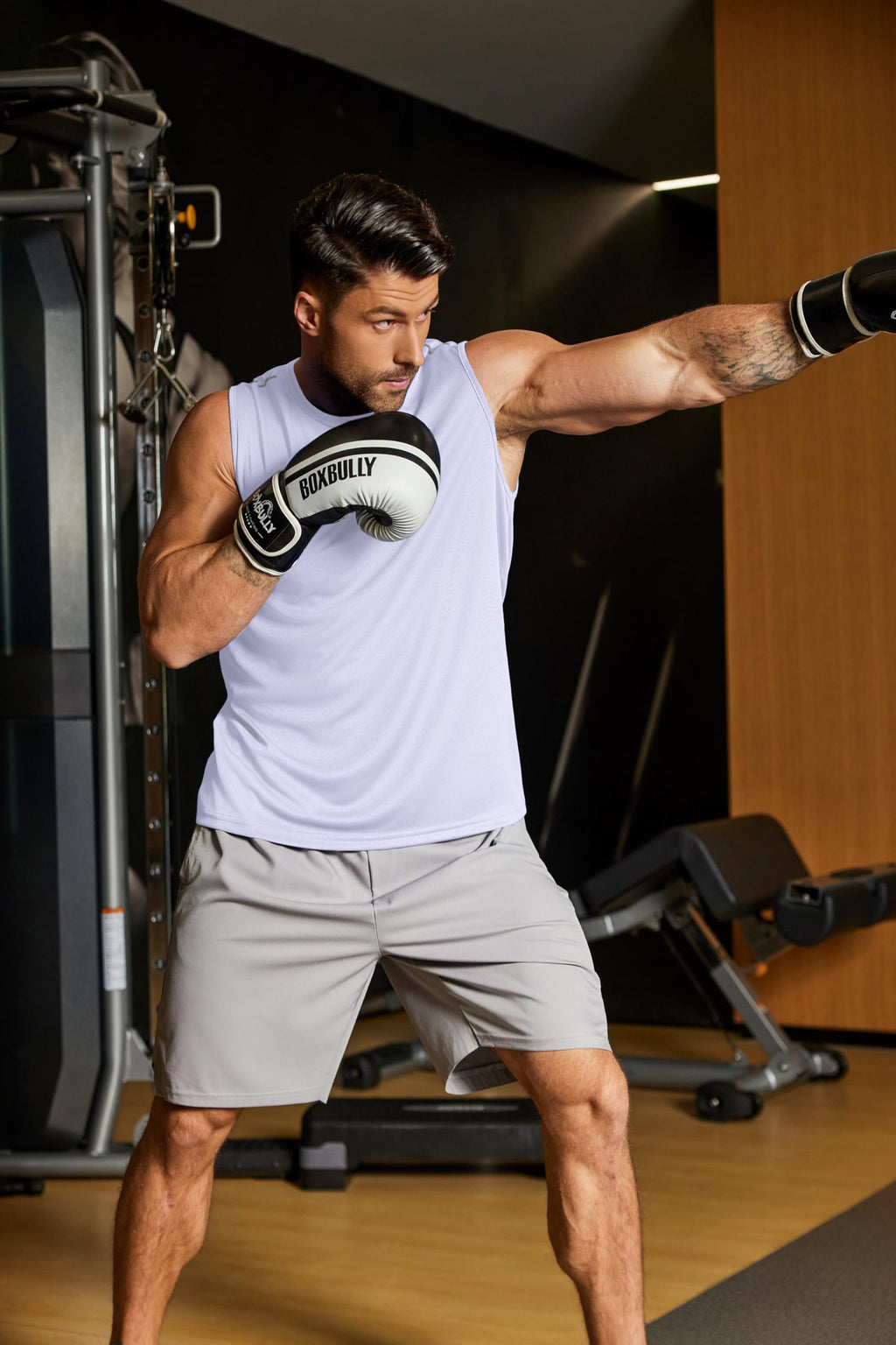 COOFANDY Men's Sleeveless Shirt Quick Dry Workout Tank Top Gym Muscle T Shirts Sport Athletic Tanks Moisture Wicking