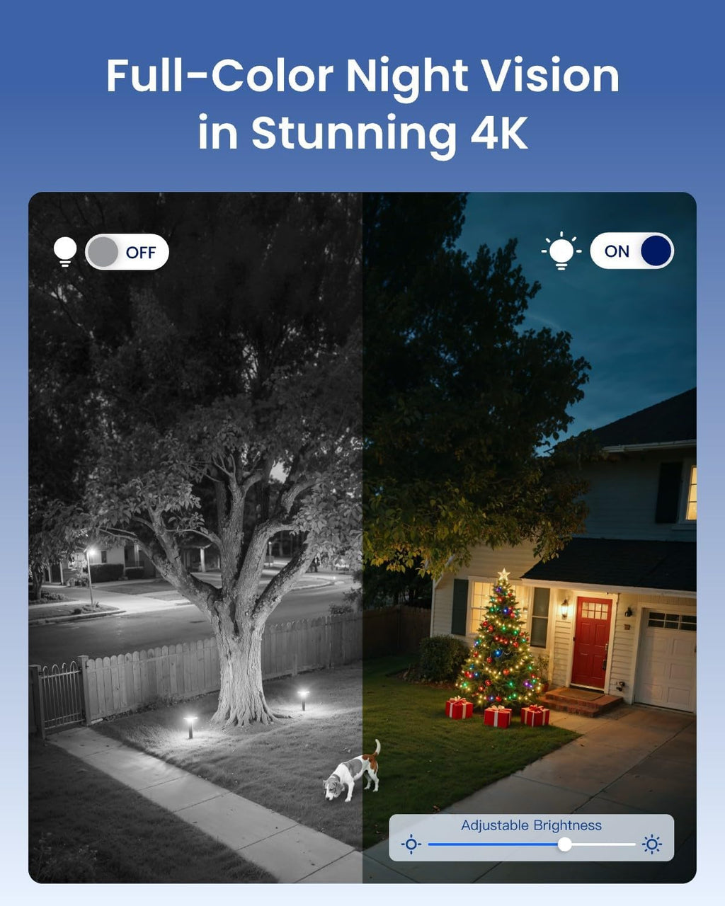 ريو لينك كاميرا مراقبة خارجية سلكية واي فاي، عدسة مزدوجة 4K 8MP، كاميرا PTZ 360 درجة، تتبع تلقائي، واي فاي 2.4/5GHz ذكي للكشف عن الشخص/المركبات/الحيوانات، تكبير هجين 6X، رؤية ليلية ملونة، تراك ميكس