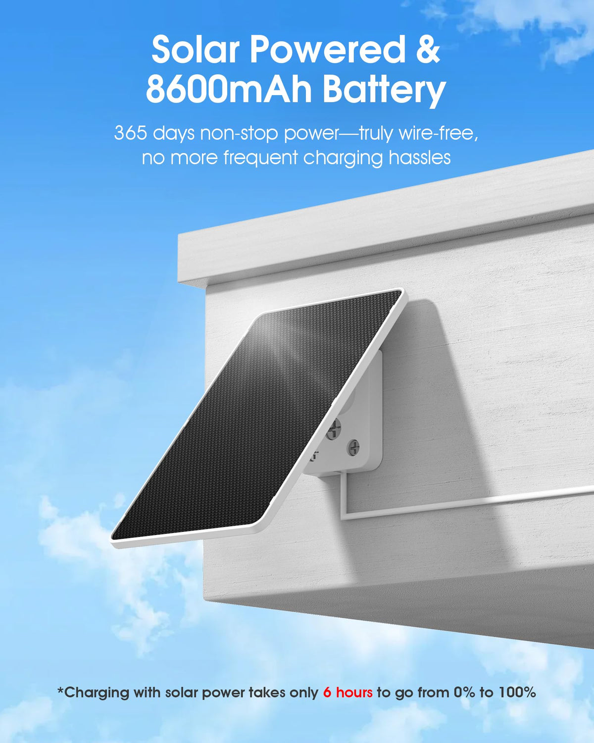 ARCCTV Solar Security Cameras Wireless Outdoor, 2 Pack