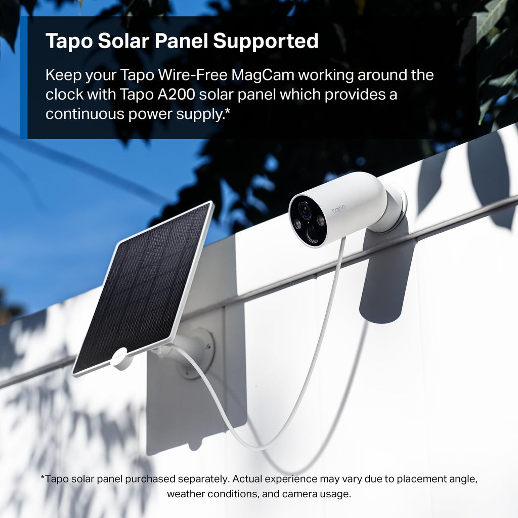 Tapo MagCam 2K+ Security Camera Wireless Outdoor, Battery Powered, C425