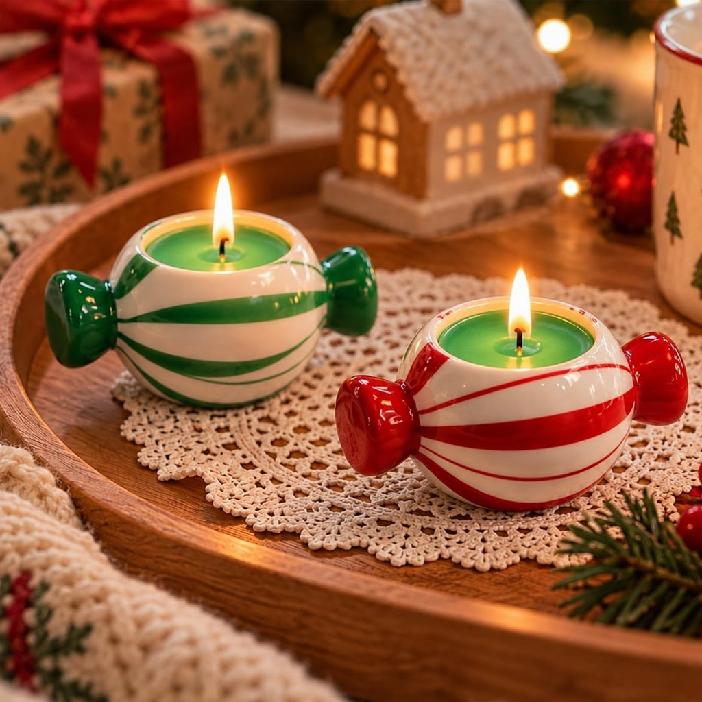 Tea Lights Candles 80 Pack, 4 Hour Palm Wax Tealight Candle Set