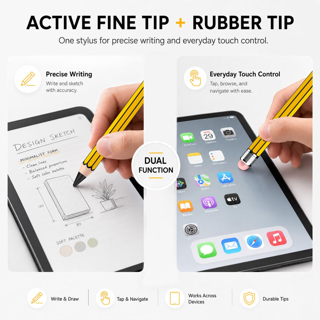 HATOKU Stylus Pen for Apple iPad 2018-2026 Magnetic for Note-Taking Drawing