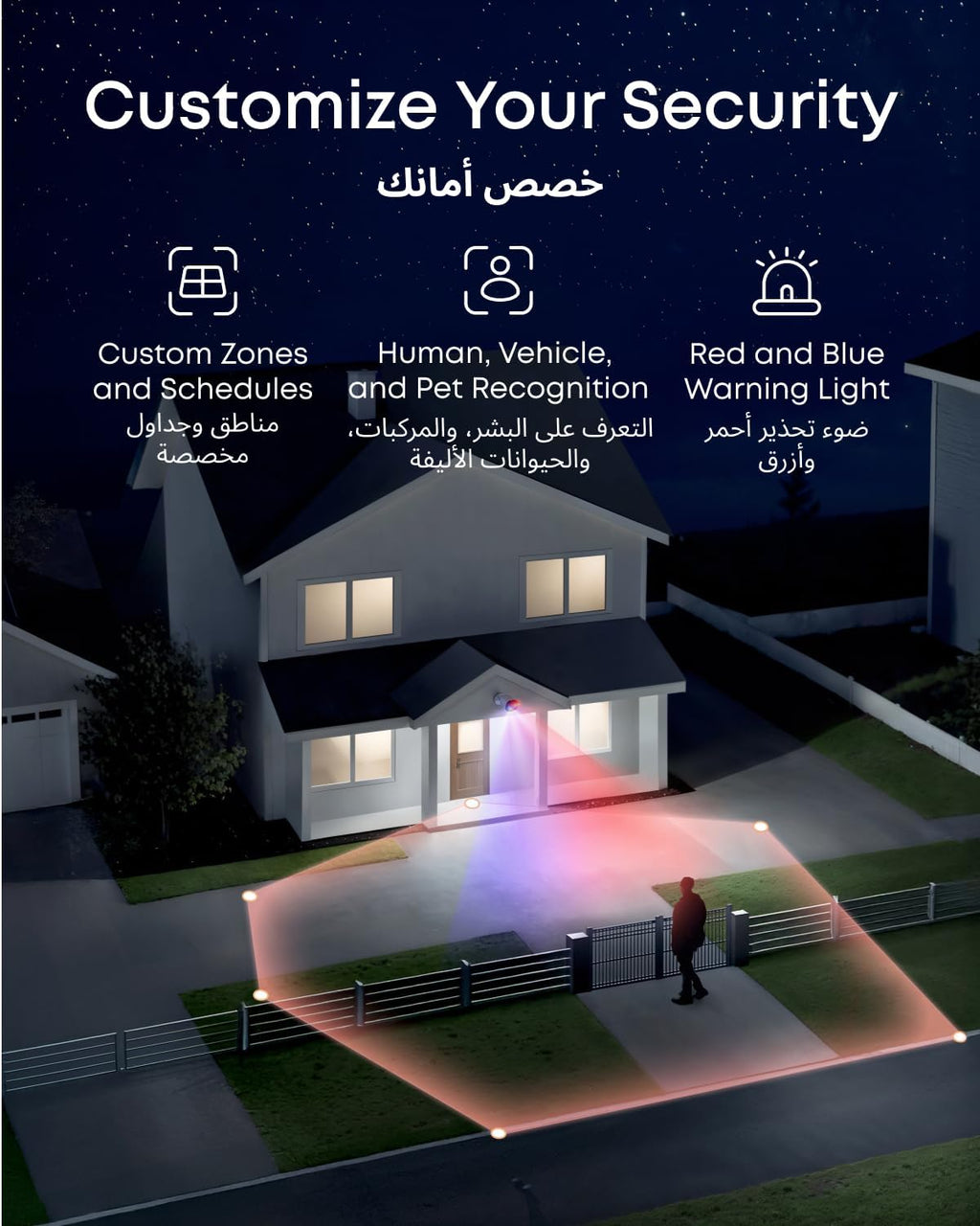 يوفي سيكيوريتي كاميرا سي سي تي في بوليت E40 من بي او اي، 4 كيه الترا اتش دي