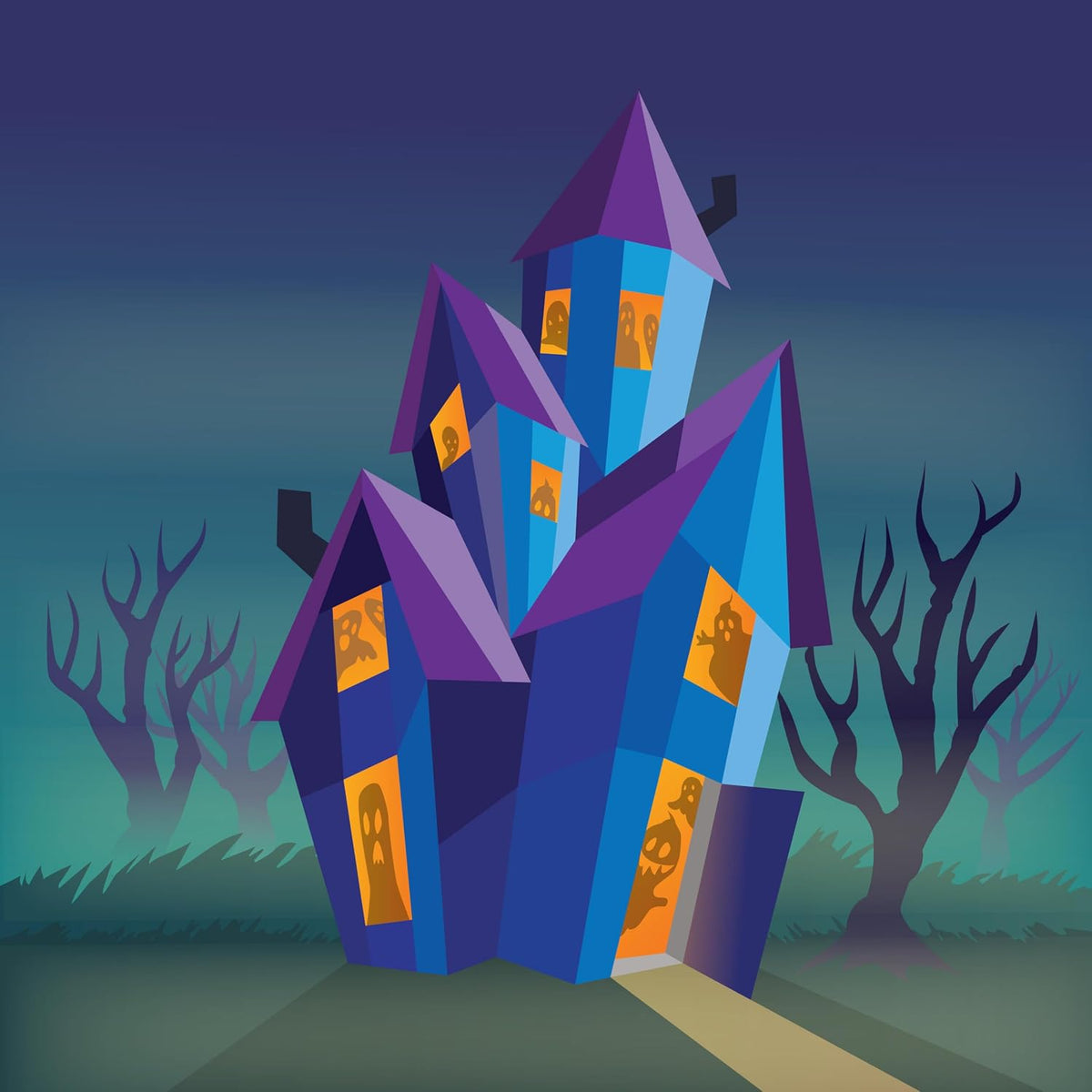 Paint by Sticker Kids (Official): Halloween: Create 10 Pictures One Sticker at a Time! Includes Glow-in-the-Dark Stickers