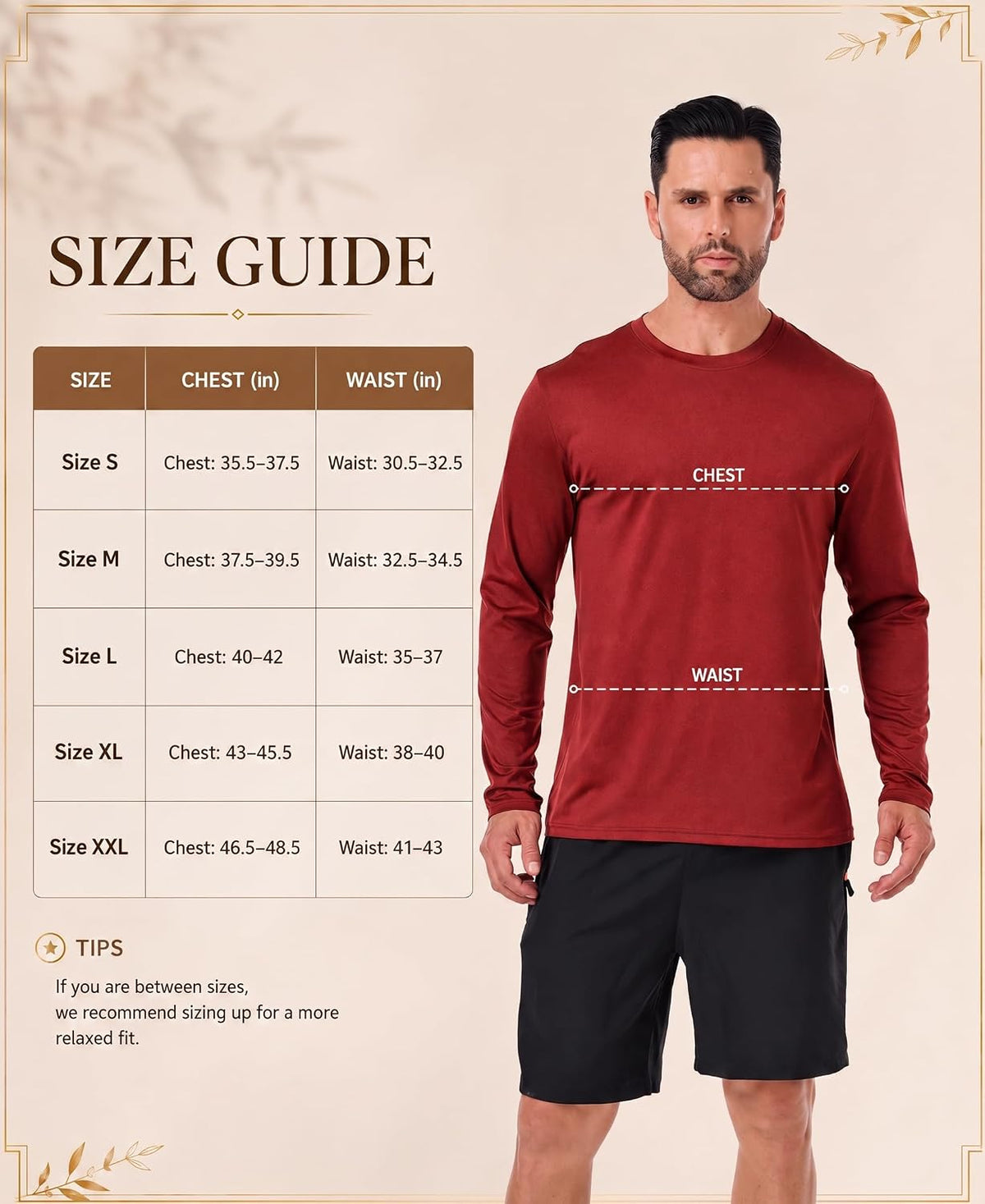 OYGSieg 6/7 Pack Men's Quick Dry Long Sleeve UPF50+ Sun Shirts