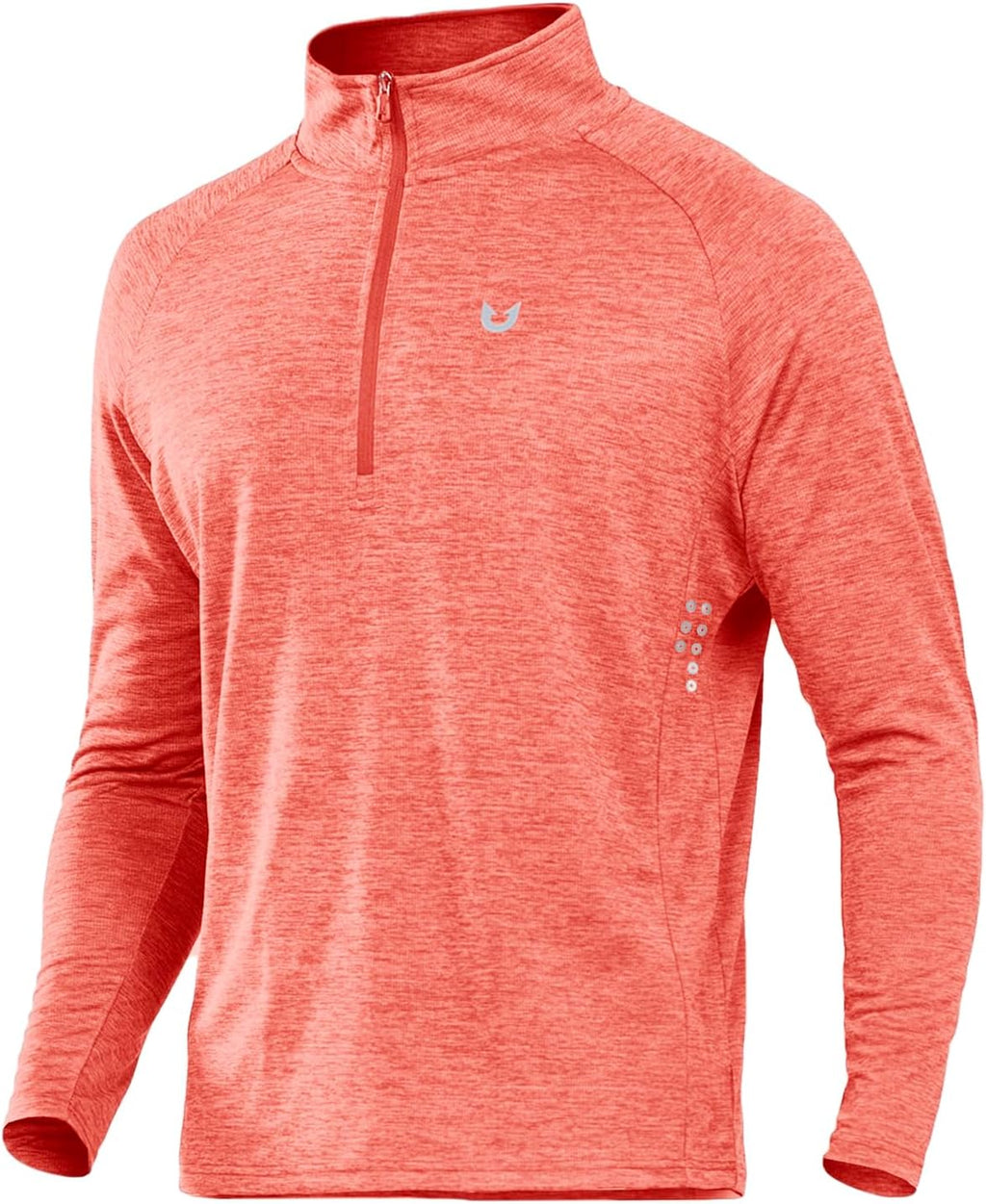 NORTHYARD Men's Quarter Zip Pullover Athletic Running Shirts Long Sleeve