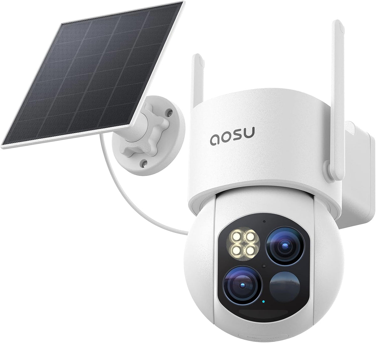 aosu T2 Dual-Lens 3K Telephoto 360° PTZ Wireless Outdoor Security Camera