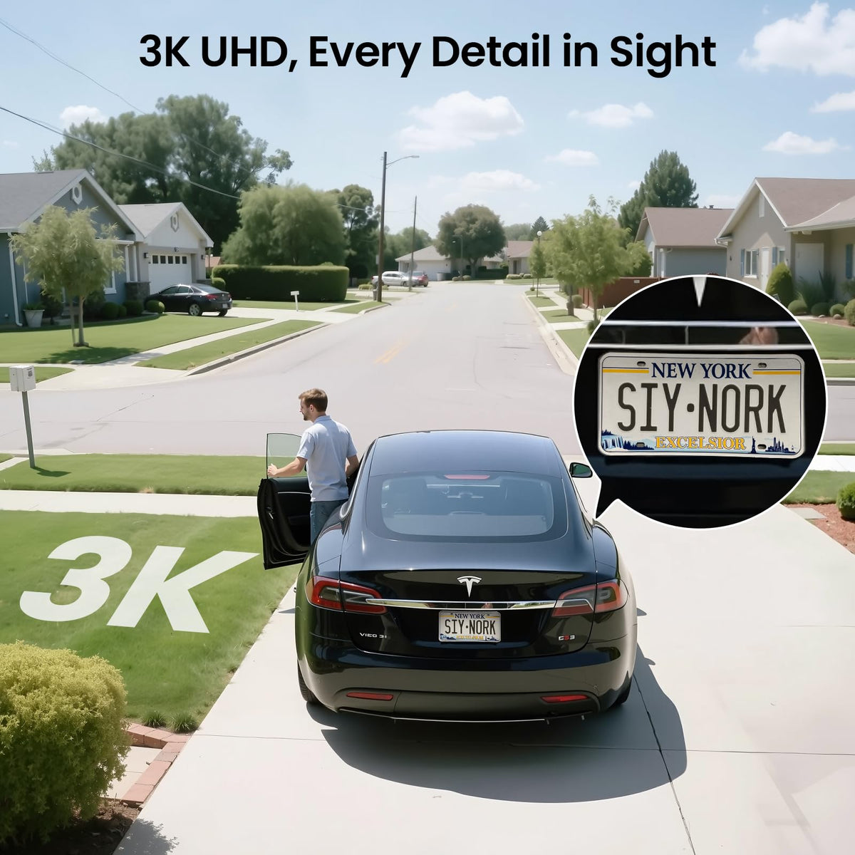 aosu D1 Classic 4-Cam Kit, Security Cameras Wireless Outdoor, Solar Powered