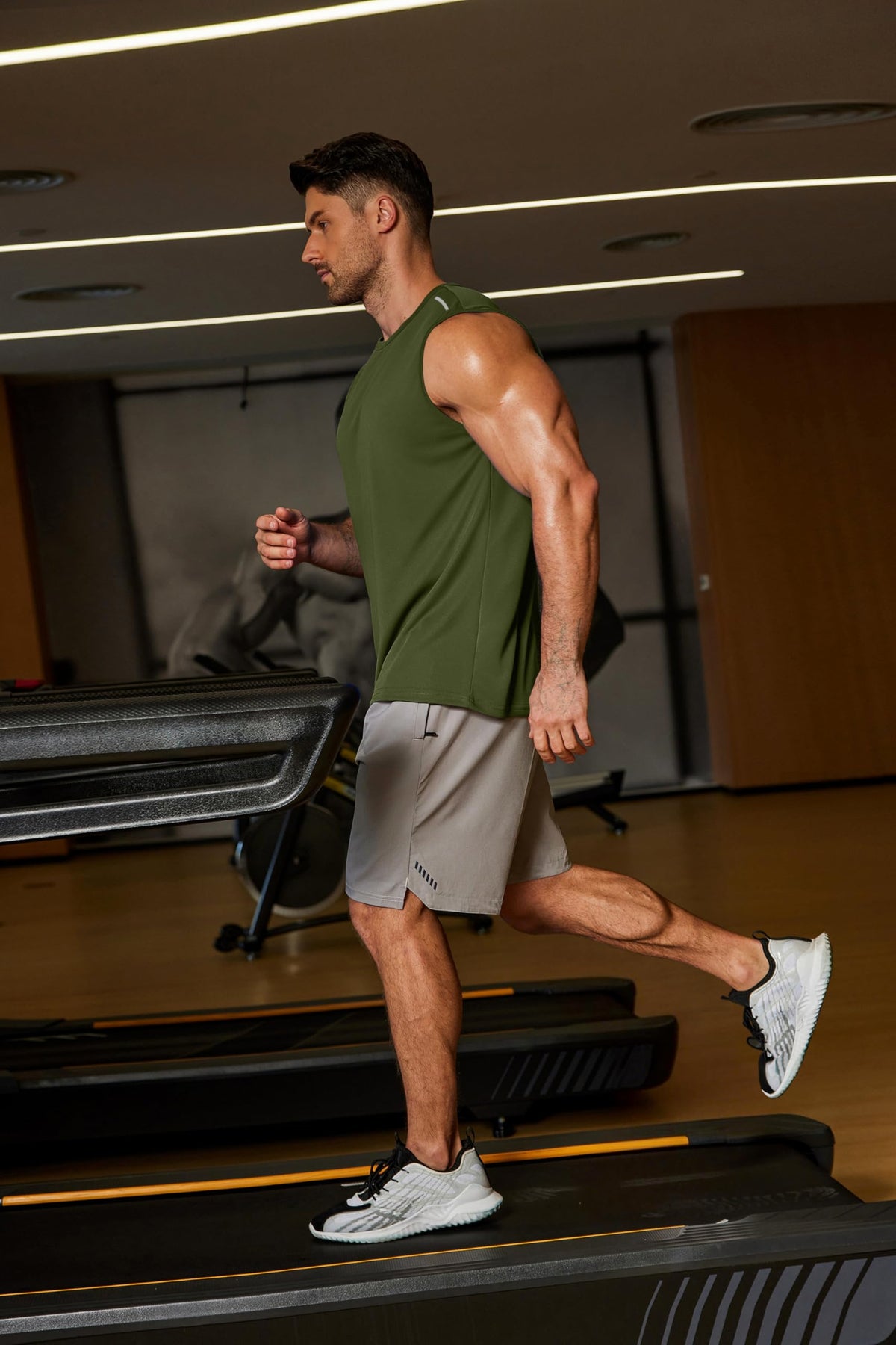 COOFANDY Men's Sleeveless Shirt Quick Dry Workout Tank Top Gym Muscle T Shirts Sport Athletic Tanks Moisture Wicking