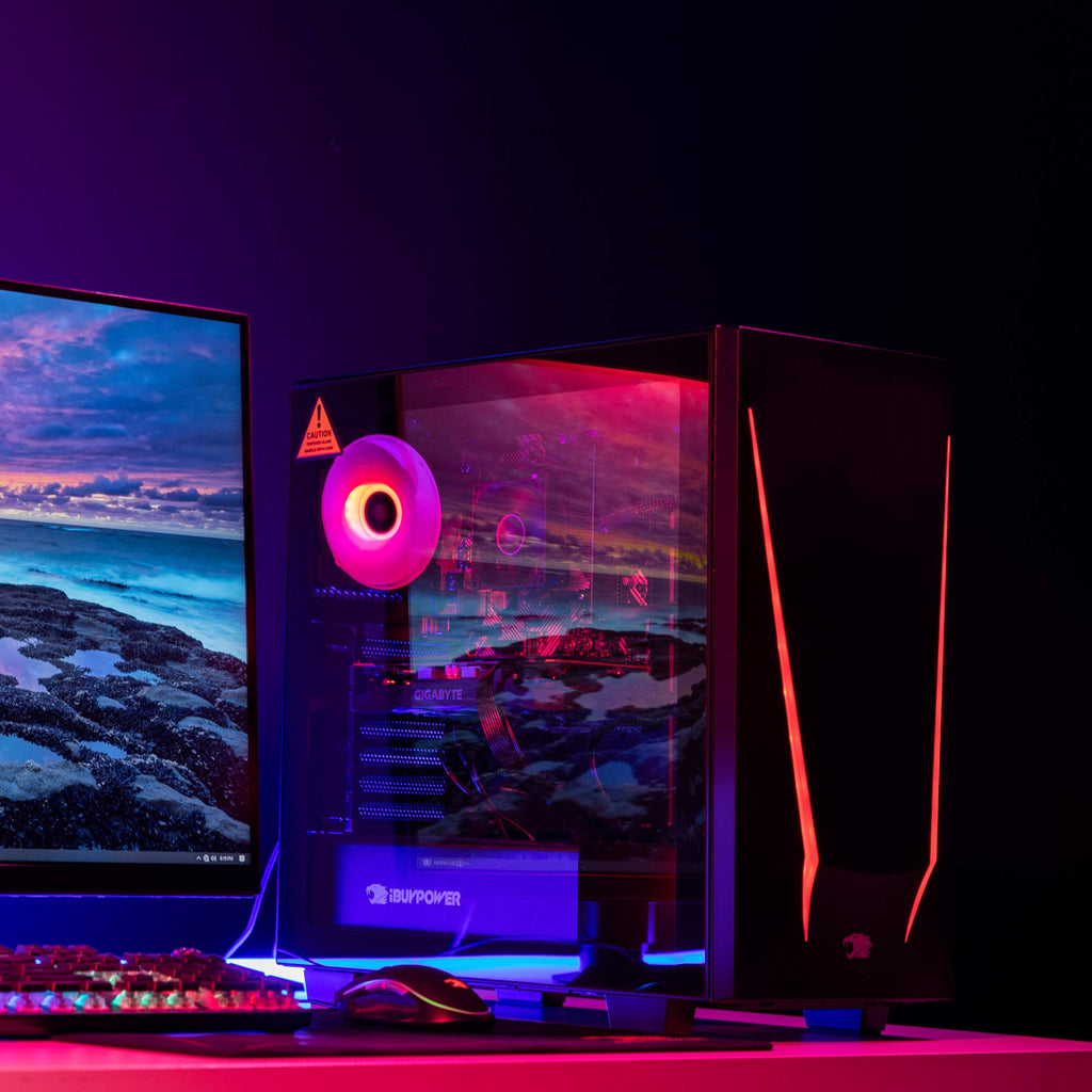iBUYPOWER Element Gaming PC Desktop Computer Intel Core i7 14700F CPU, NVIDIA GeForce RTX 5070 12GB GPU, 32GB DDR5 RAM, 1TB NVMe SSD, Windows 11 Home, Gamer Keyboard and Mouse - EBI7N5704