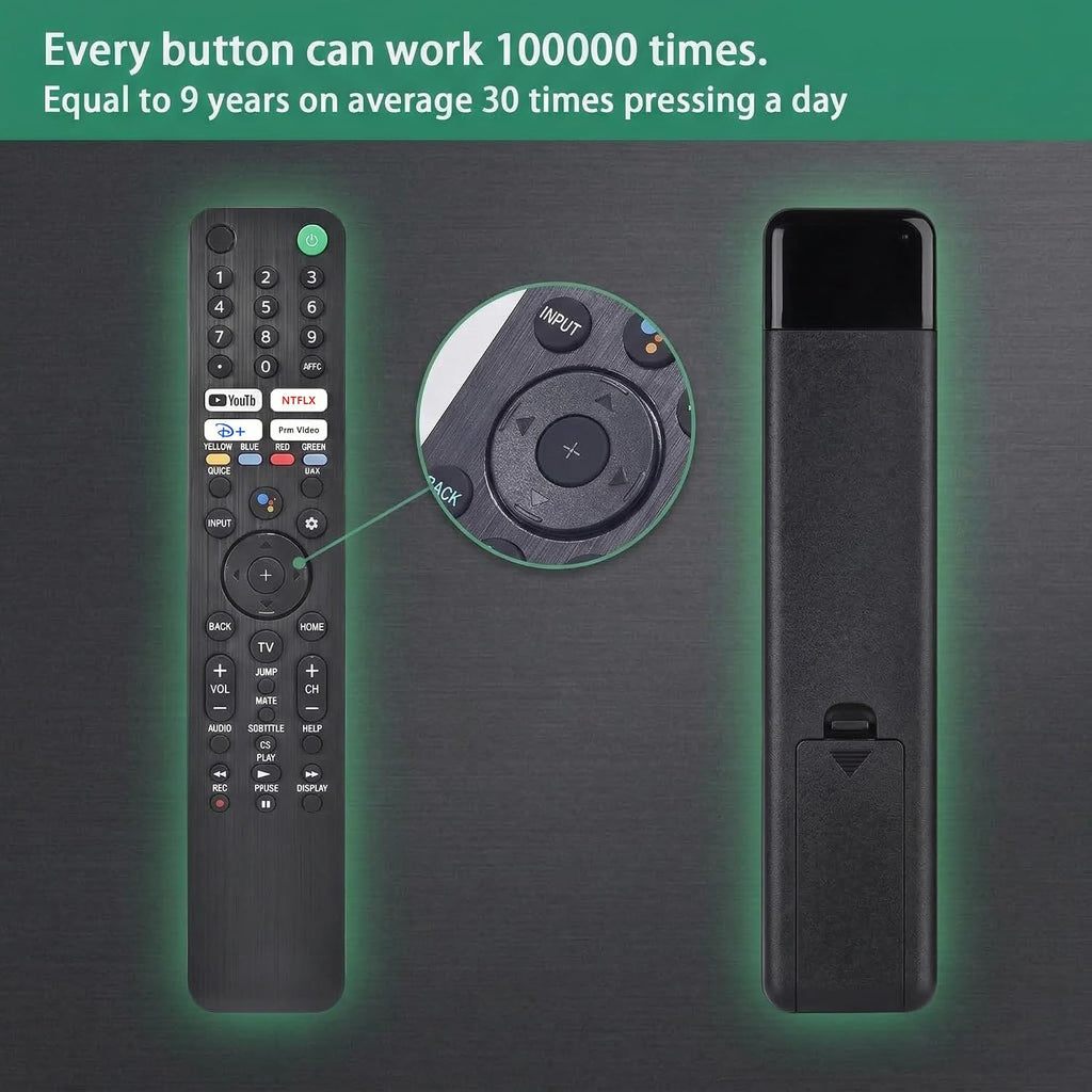 Replacement for Sony Remote,for All 2019-2026 Bravia Smart TV Voice Control