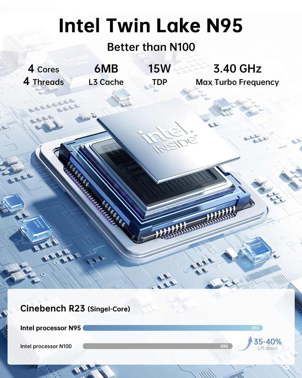 KAMRUI Pinova P2 Mini PC 16GB RAM 512GB SSD, AMD Ryzen 4300U(Beats 5400U/3500U/N95,Up to 3.7GHz,4C/8T) Mini Computers,Triple 4K Display/HDMI+DP+Type-C/WiFi/BT for Home/Business Mini Desktop Computers