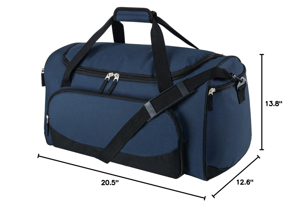 Gym Bag for Men & Women - 50L Large Duffle Bag for Travel, Black