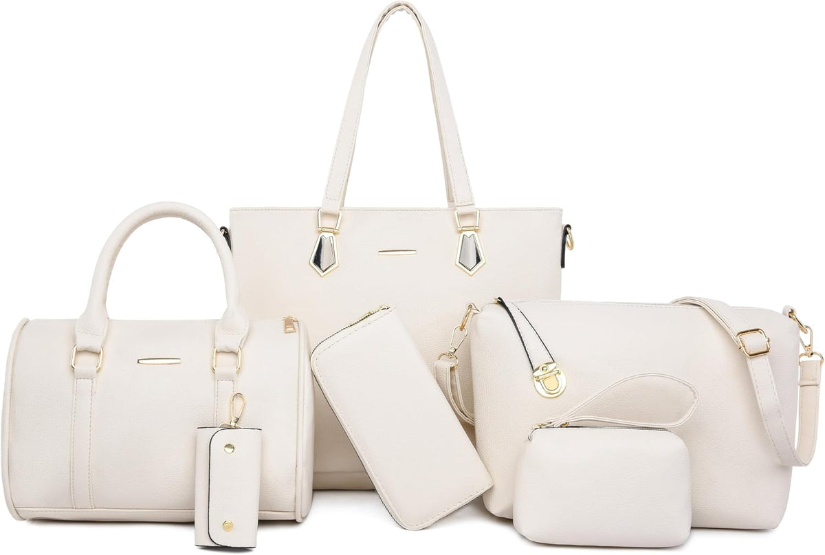 2E-youth Damen Geldbrsen und Handtaschen Set Tragetasche, Umhngetasche
