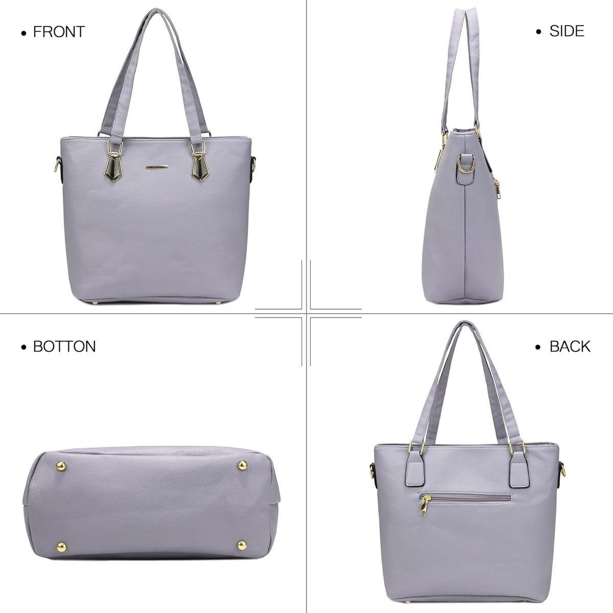 2E-youth Damen Geldbrsen und Handtaschen Set Tragetasche, Umhngetasche