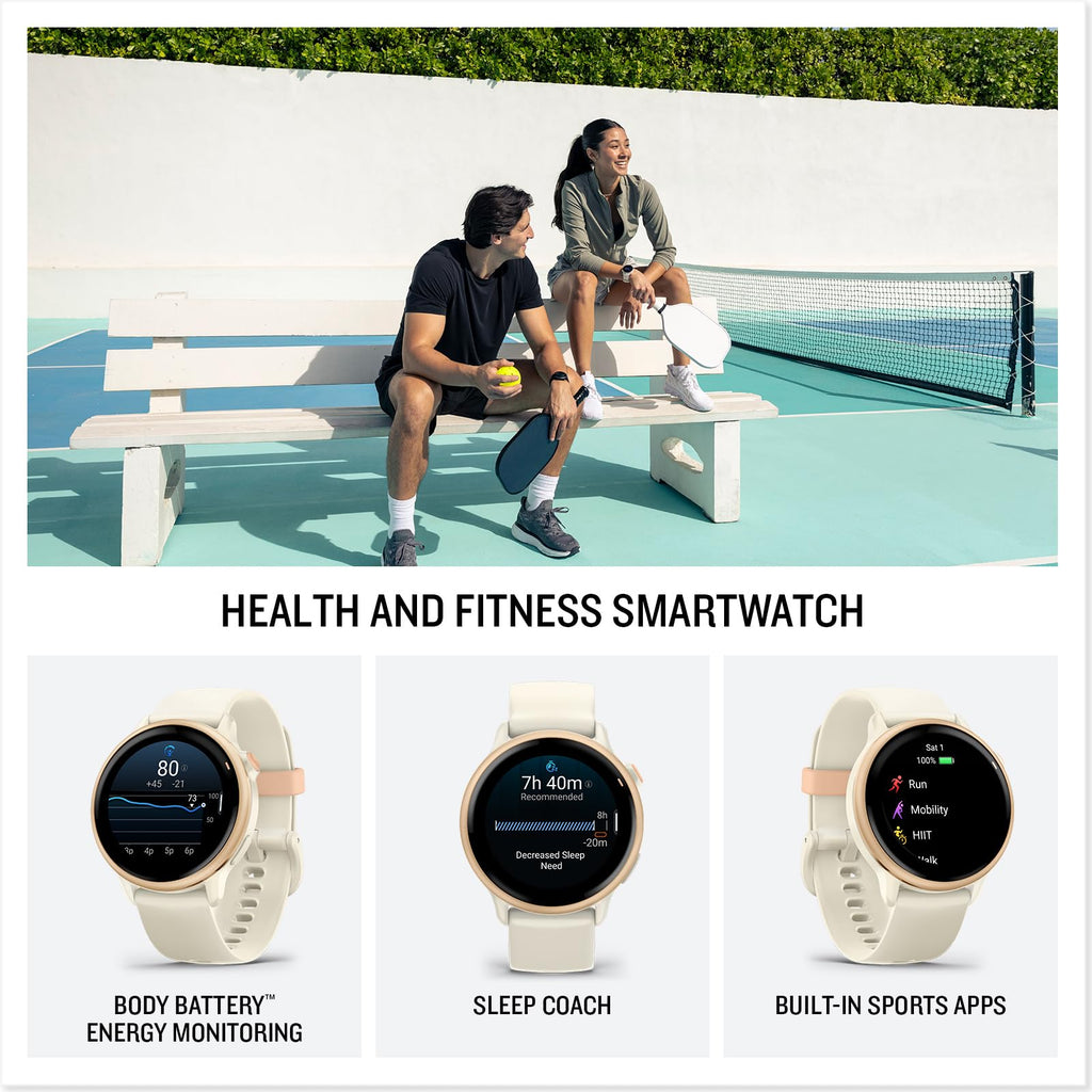 Garmin vívoactive® 6, Health & Fitness GPS Smartwatch, 42mm, Slate