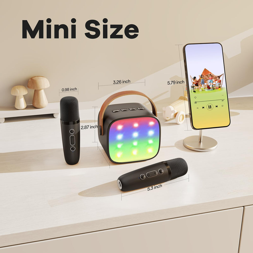YLL Karaoke Machine for Kids, Birthday Gifts for Girls 3 4 5 6 7+Years Old