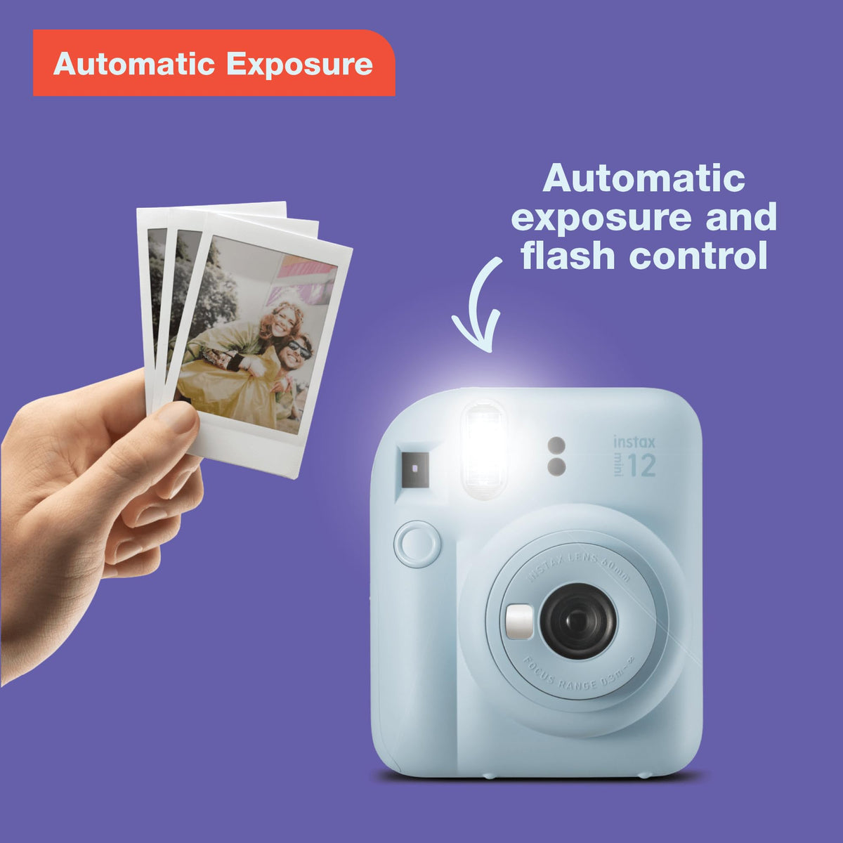 Fujifilm Instax Mini 12 Instant Camera - Lilac Purple