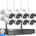 Hiseeu 5MP Home Security Camera System Outdoor, 2.4G/5G Wireless WiFi Pro